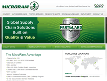 Tablet Screenshot of microram.com